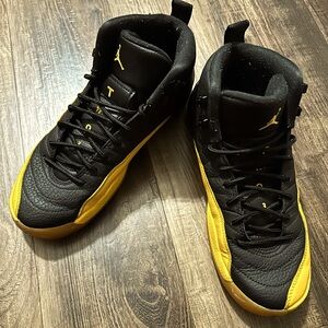 🔥Nike Air Jordan🔥12 XII Retro University Gold Black 153265-070 Youth Shoes 7Y